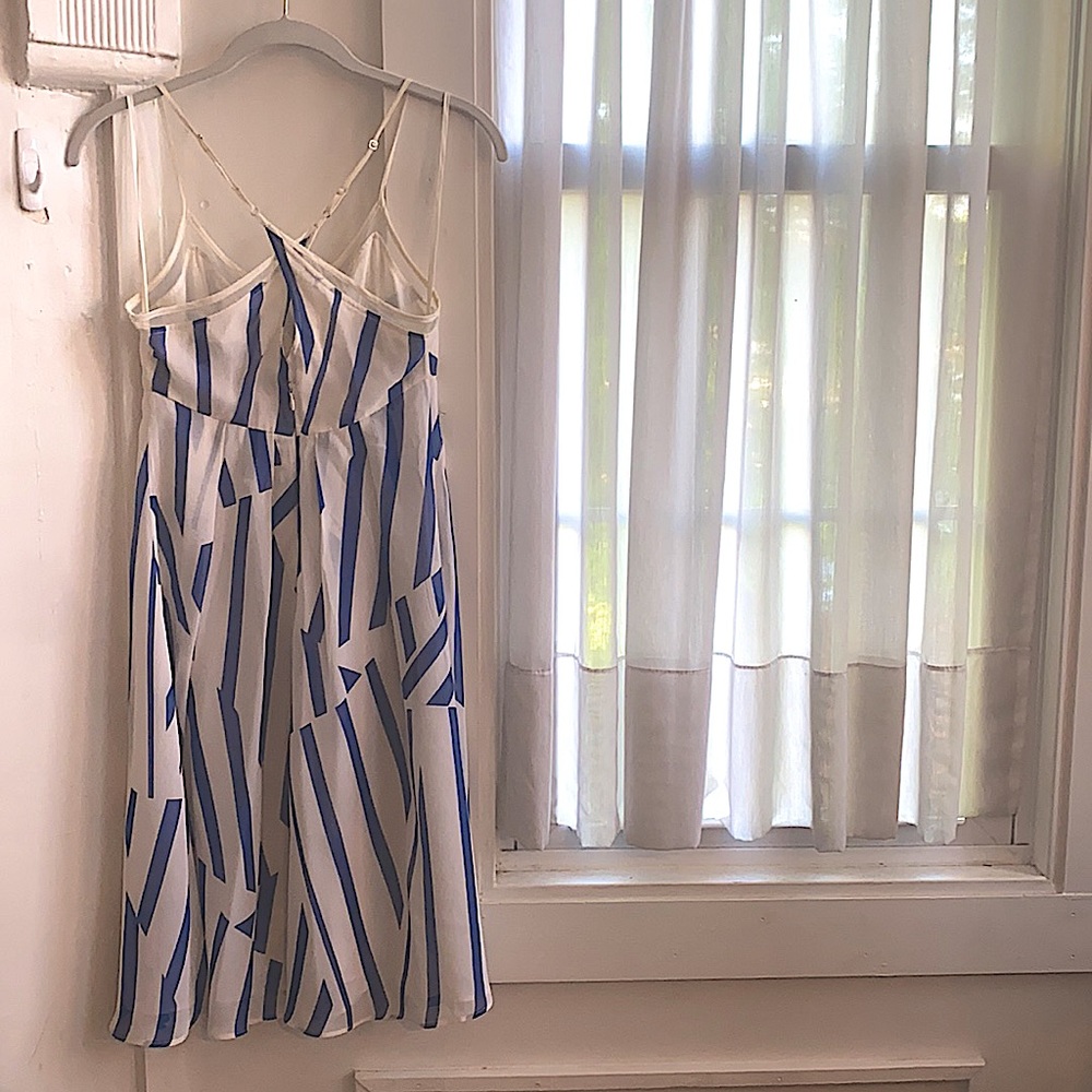 Armani Exchange 100% Silk Cross Back Mini Dress - Picture 4 of 7